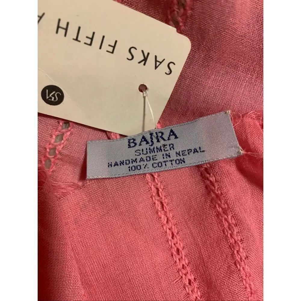 NWT Bajra Rasberry Color Scarf - Picture 4 of 7